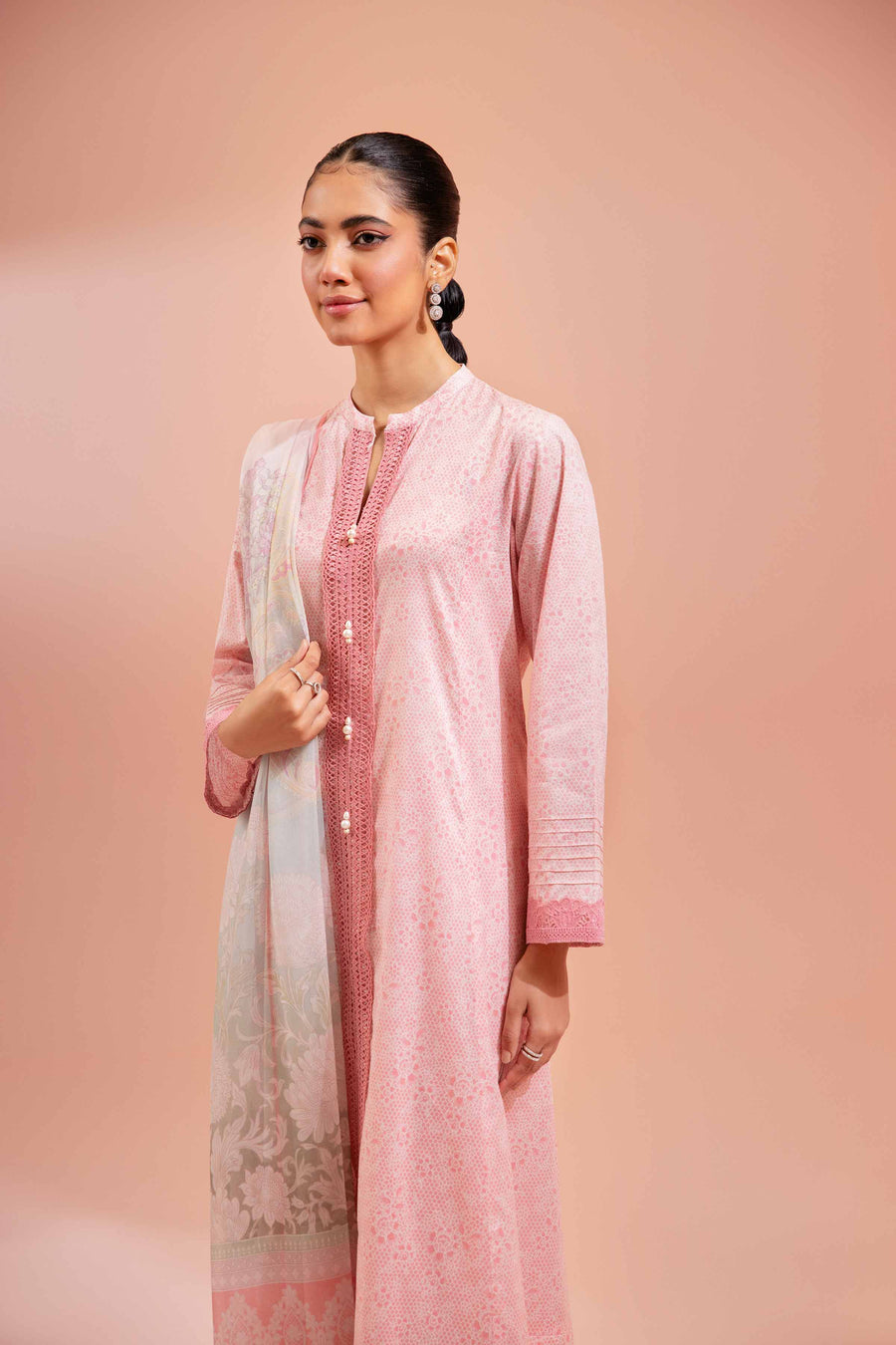 Nishat Festive Eid Printed Lawn Unstitched 3Pc Suit - 42401477