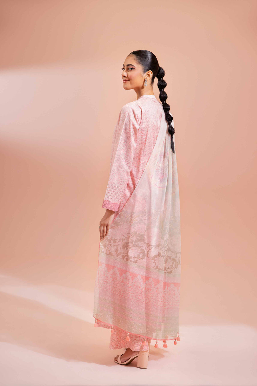 Nishat Festive Eid Printed Lawn Unstitched 3Pc Suit - 42401477
