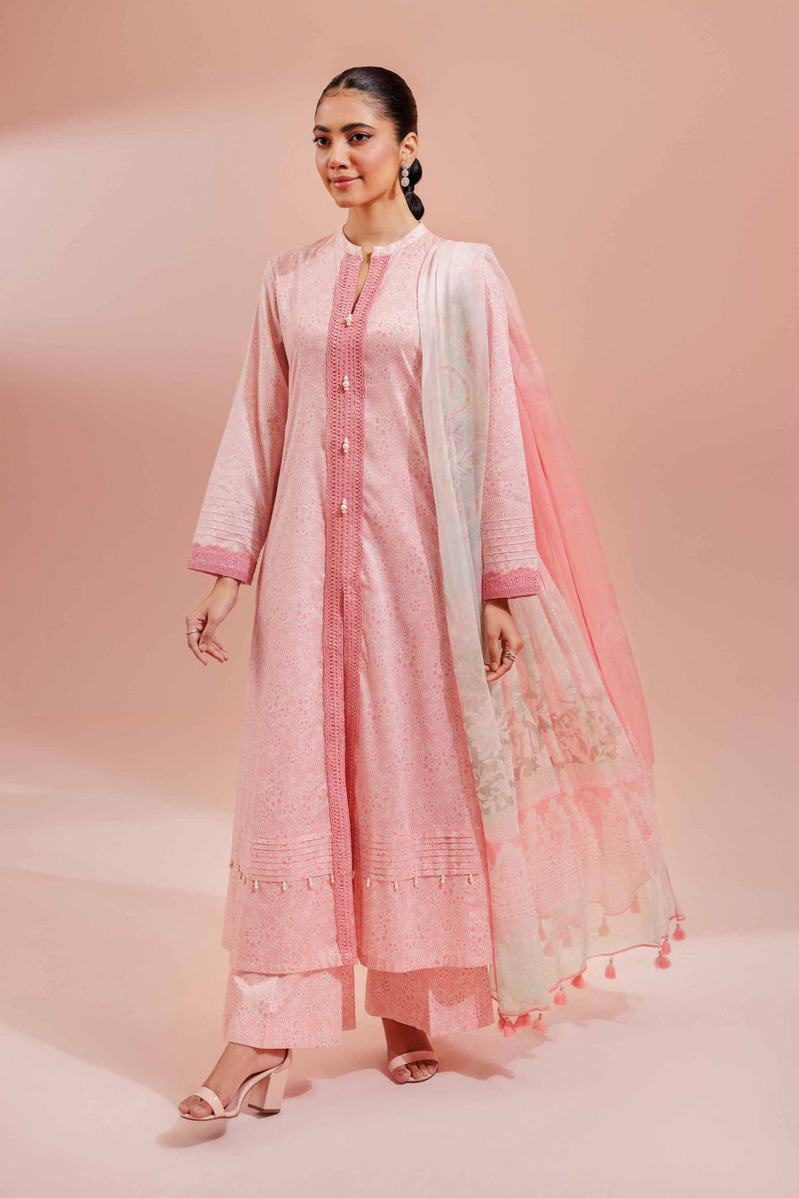 Nishat Festive Eid Printed Lawn Unstitched 3Pc Suit - 42401477