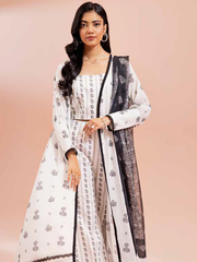 Nishat Festive Eid Printed Lawn Unstitched 3Pc Suit - 42401478