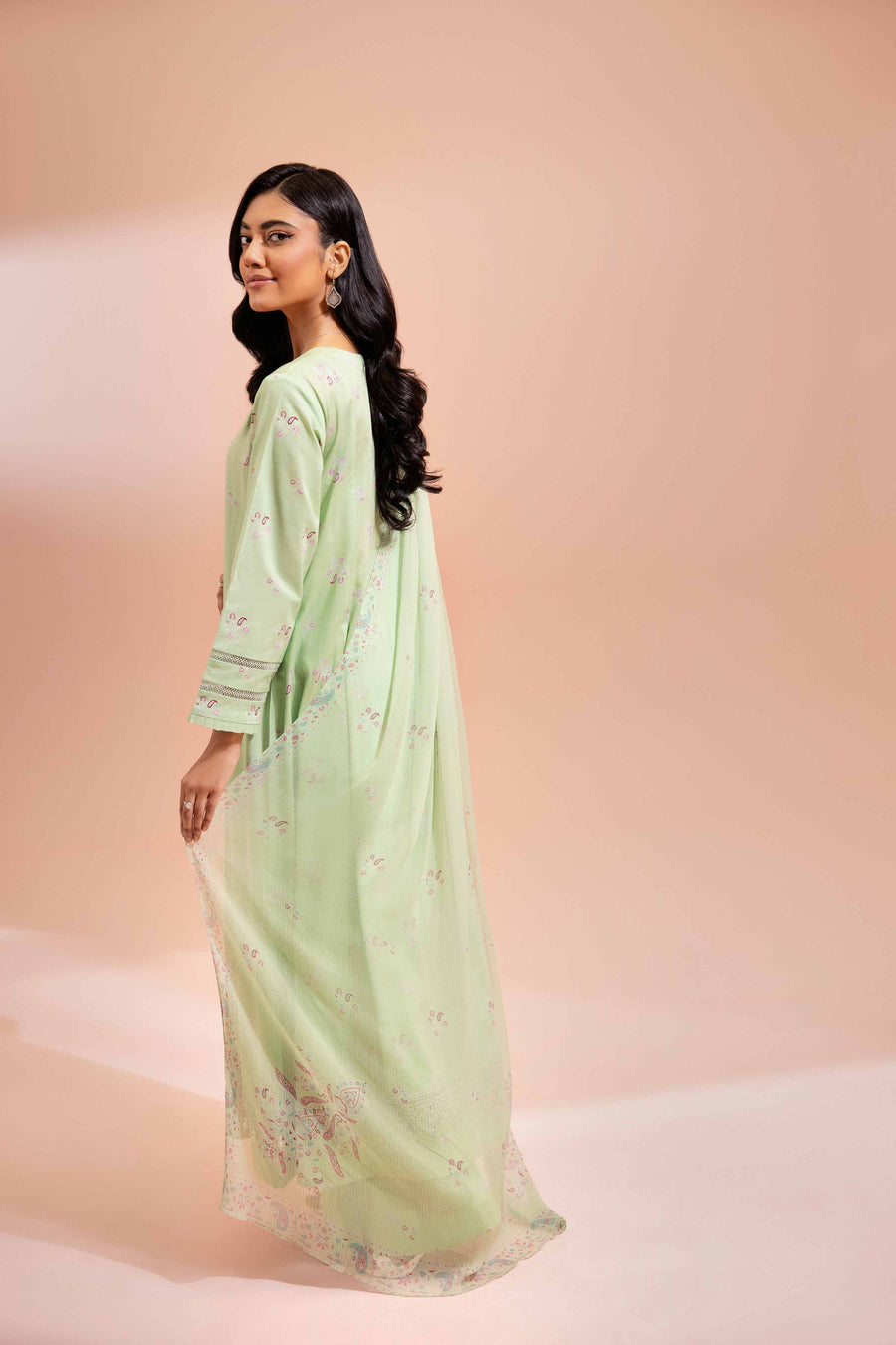 Nishat Festive Eid Printed Lawn Unstitched 3Pc Suit - 42401481