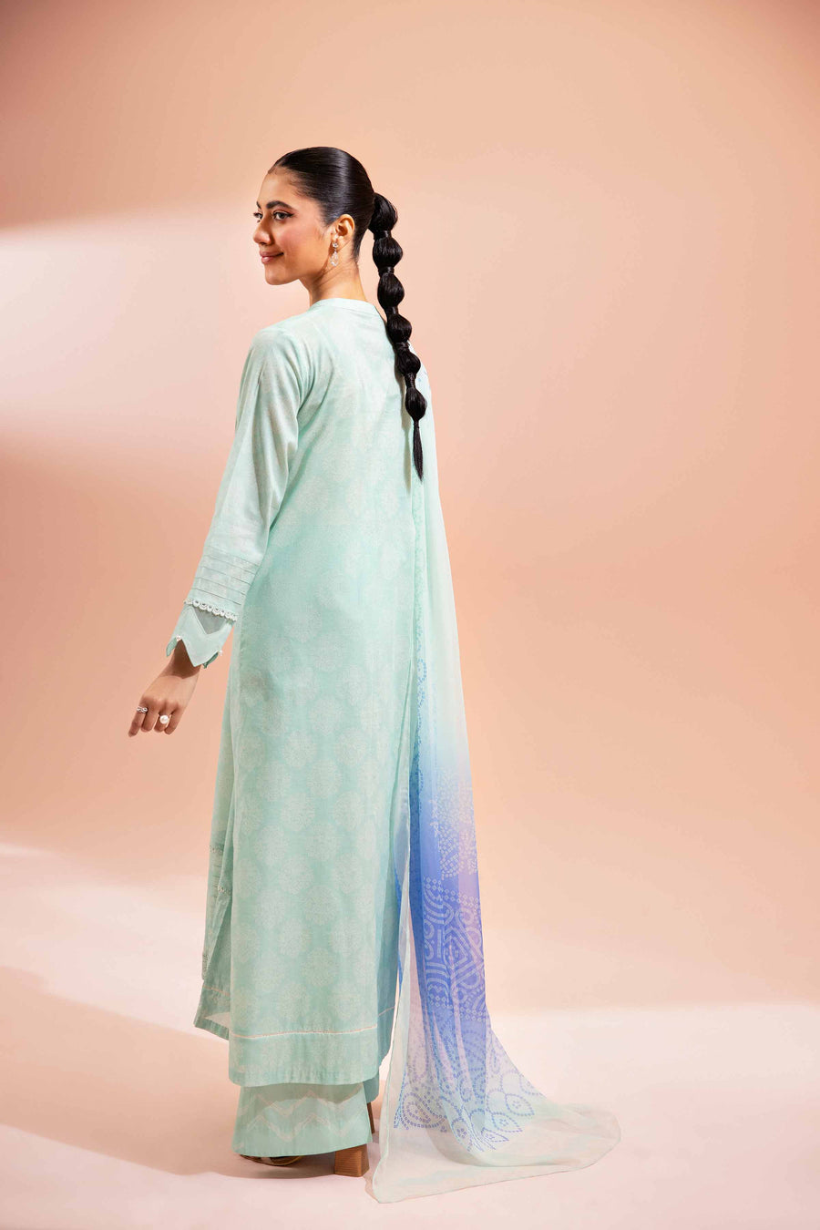 Nishat Festive Eid Printed Lawn Unstitched 3Pc Suit - 42401483