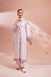 Nishat Festive Eid Printed Lawn Unstitched 3Pc Suit - 42401486
