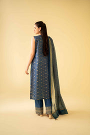 Nishat Festive Eid Embroidered Lawn Unstitched 3Pc Suit - 42401561