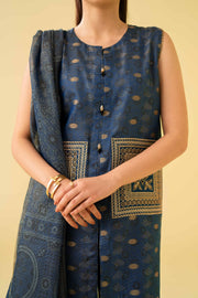 Nishat Festive Eid Embroidered Lawn Unstitched 3Pc Suit - 42401561
