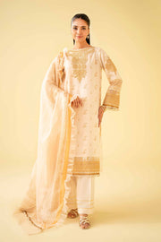 Nishat Festive Eid Embroidered Lawn Unstitched 3Pc Suit - 42401563