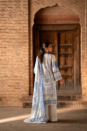 Nishat Summer Unstitched Embroidered Lawn 3Pc Suit - 42401894