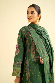 Nishat Festive Eid Embroidered Lawn Unstitched 3Pc Suit - 42401906