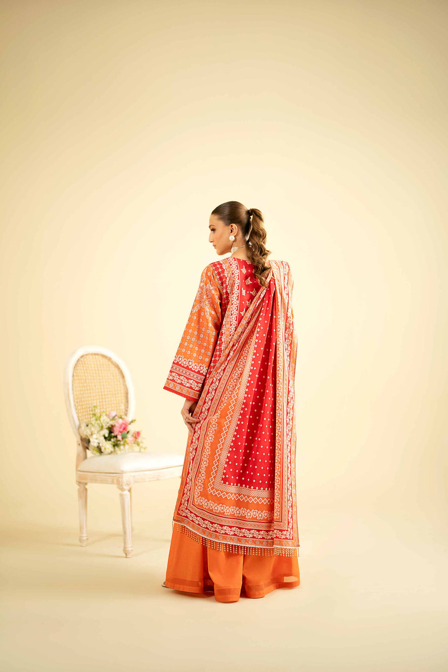 Nishat Festive Eid Embroidered Lawn Unstitched 3Pc Suit - 42401908