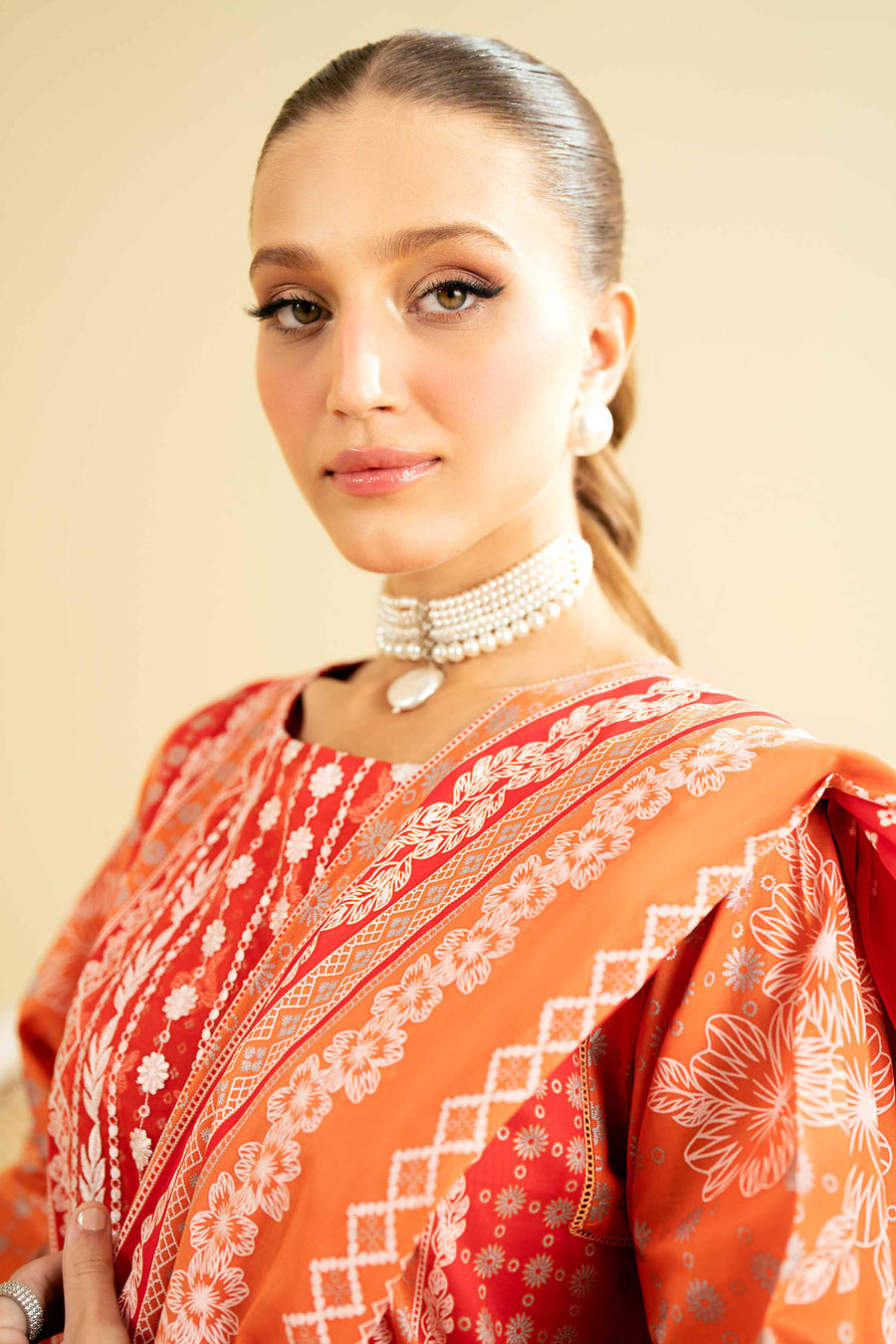 Nishat Festive Eid Embroidered Lawn Unstitched 3Pc Suit - 42401908