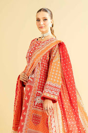 Nishat Festive Eid Embroidered Lawn Unstitched 3Pc Suit - 42401908