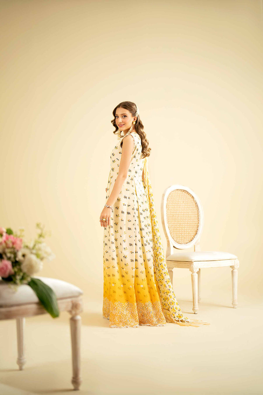 Nishat Festive Eid Embroidered Cambric Unstitched 3Pc Suit - 42401916