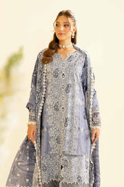 Nishat Festive Eid Embroidered Cambric Unstitched 3Pc Suit - 42401917