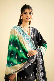 Nishat Festive Eid Embroidered Cambric Unstitched 3Pc Suit - 42401918