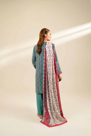 Nishat Fall Fantasy Printed Lawn Unstitched 3Pc Suit - 42402099