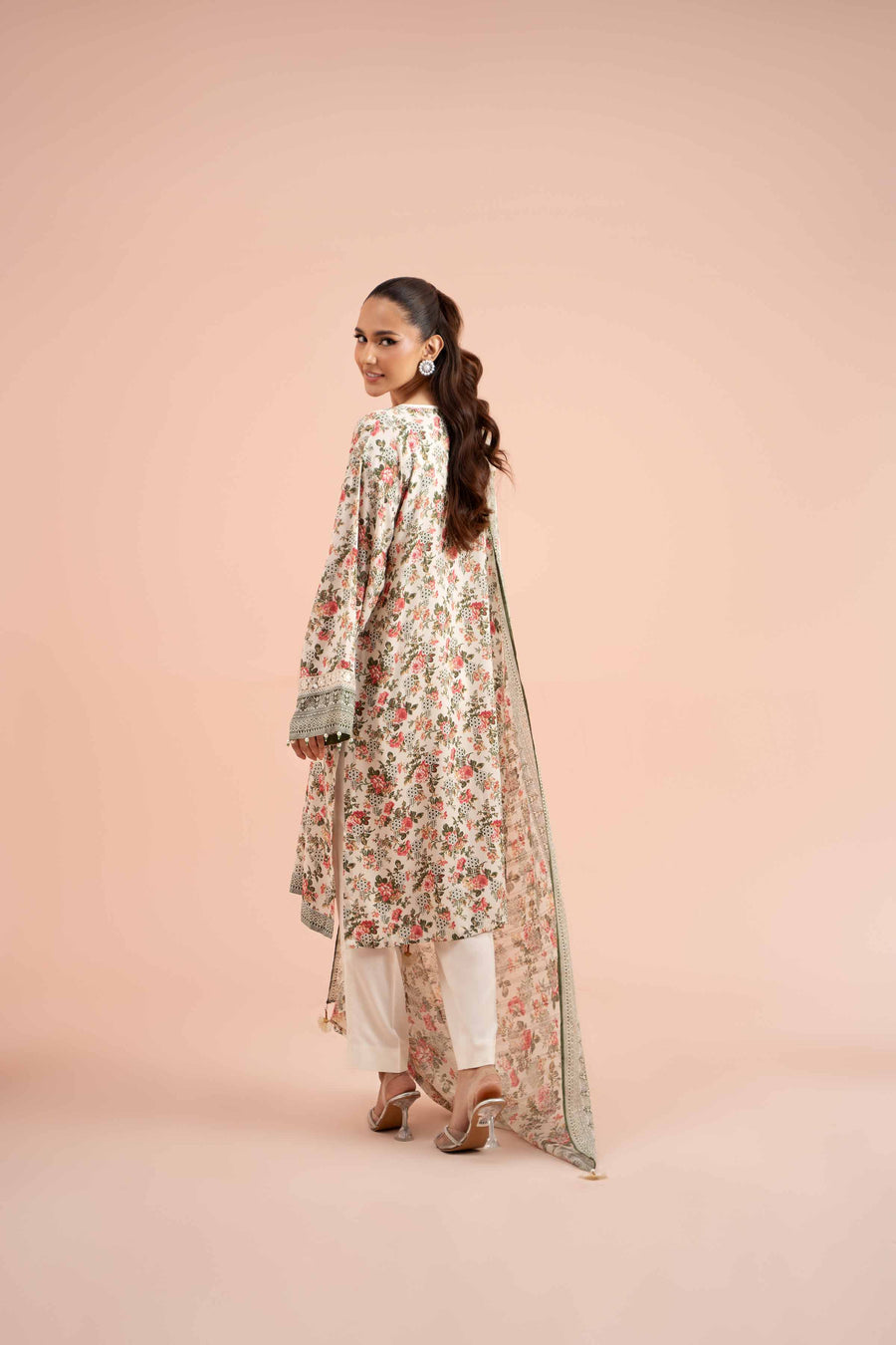 Nishat Fall Fantasy Printed Lawn Unstitched 3Pc Suit - 42402101