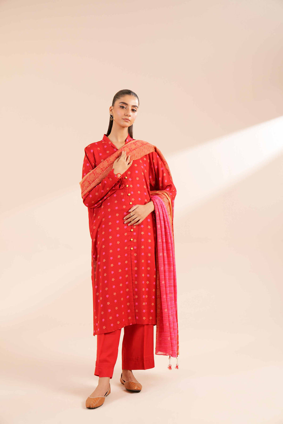 Nishat Fall Fantasy Printed Lawn Unstitched 3Pc Suit - 42402102