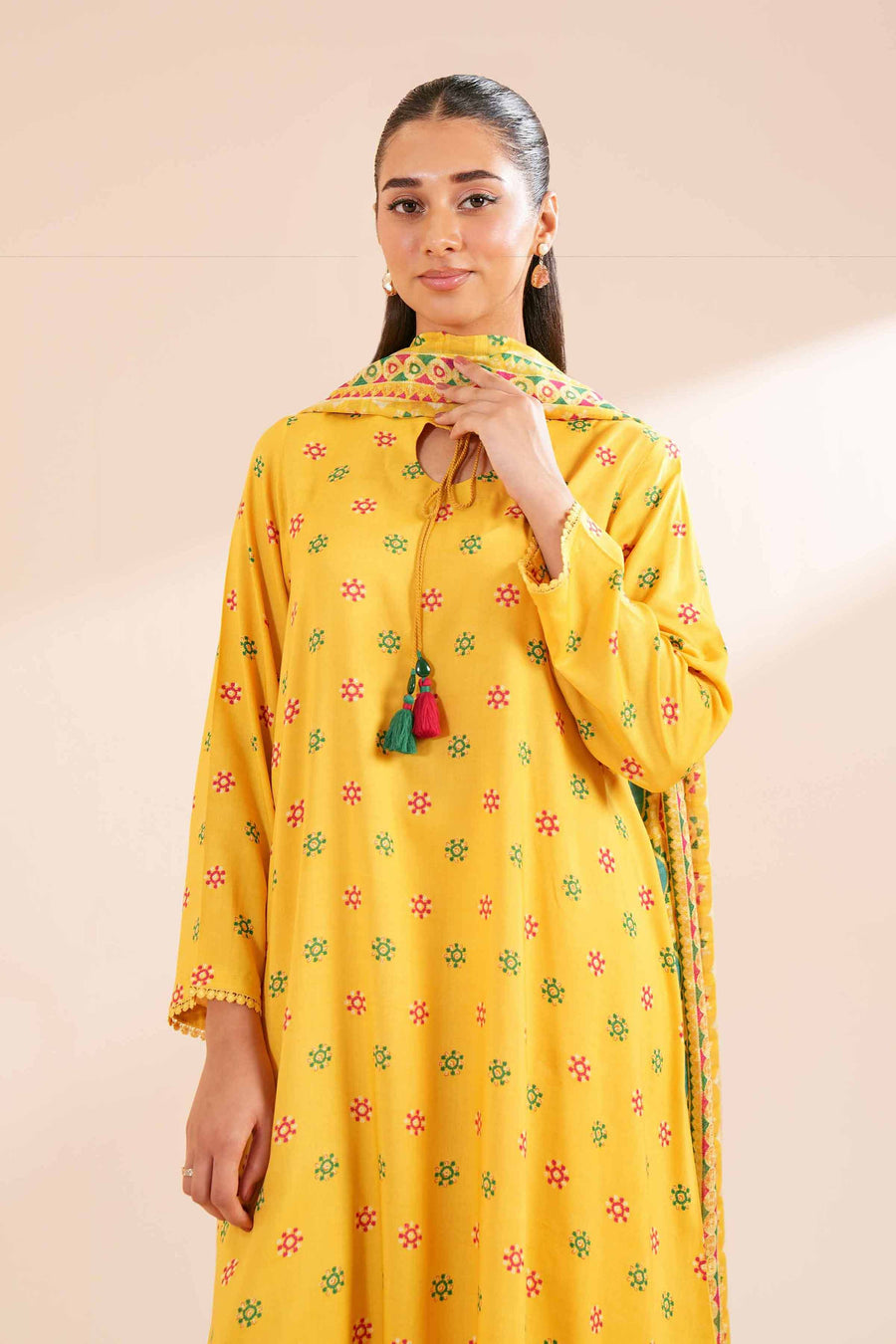 Nishat Fall Fantasy Printed Lawn Unstitched 3Pc Suit - 42402107