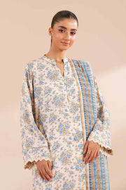 Nishat Fall Fantasy Printed Lawn Unstitched 3Pc Suit - 42402108