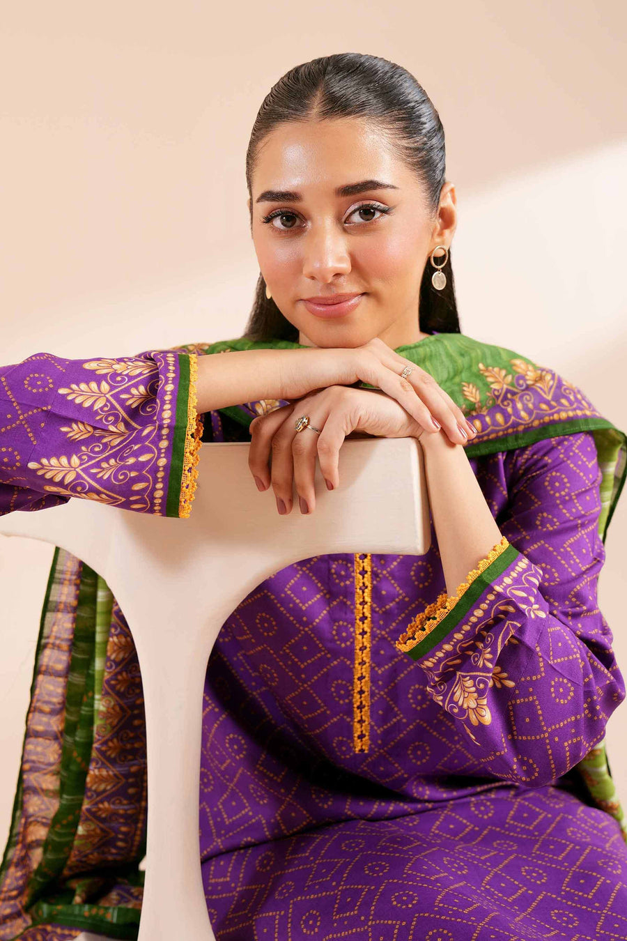 Nishat Fall Fantasy Printed Lawn Unstitched 3Pc Suit - 42402110