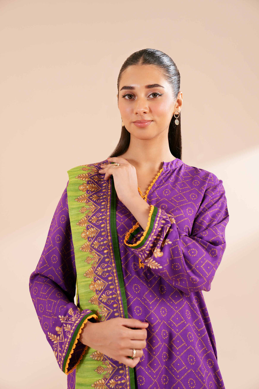 Nishat Fall Fantasy Printed Lawn Unstitched 3Pc Suit - 42402110