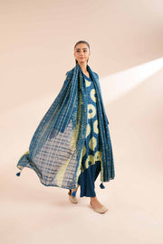 Nishat Fall Fantasy Printed Lawn Unstitched 3Pc Suit - 42402111