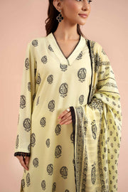 Nishat Fall Fantasy Printed Lawn Unstitched 3Pc Suit - 42402116