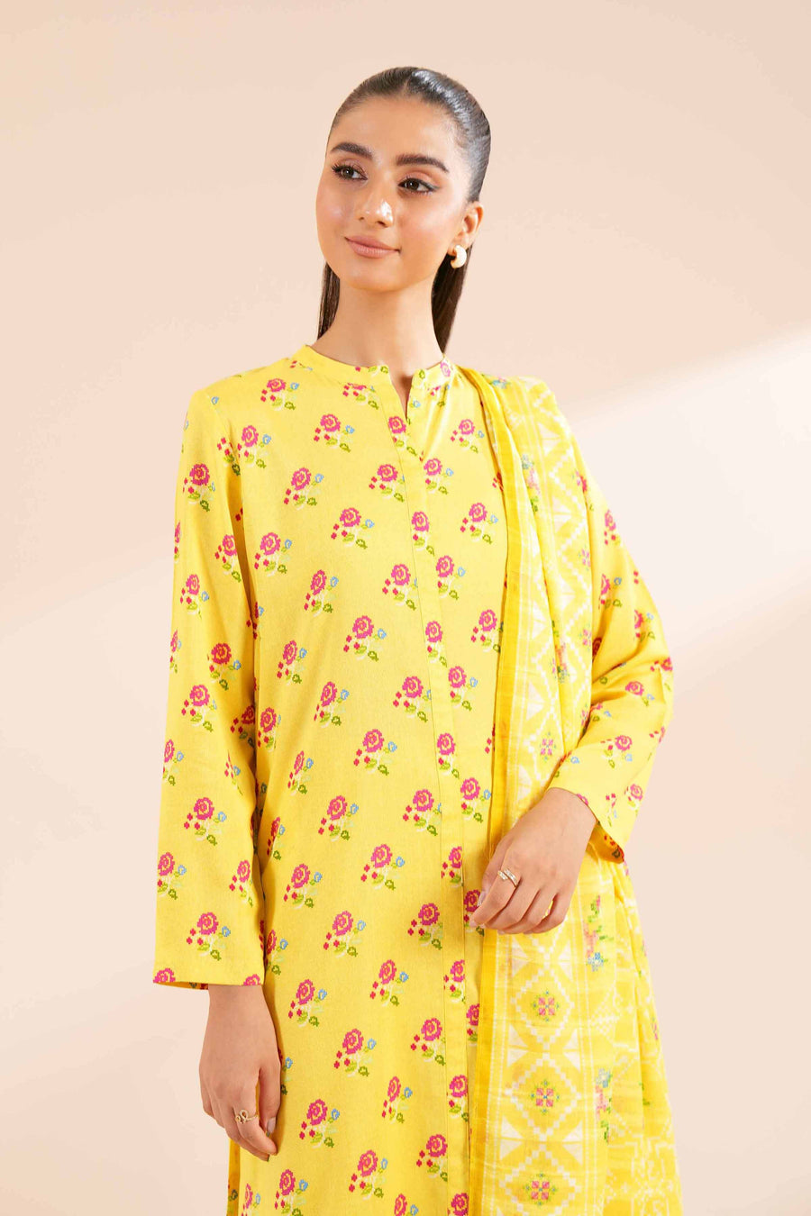 Nishat Fall Fantasy Printed Lawn Unstitched 3Pc Suit - 42402117