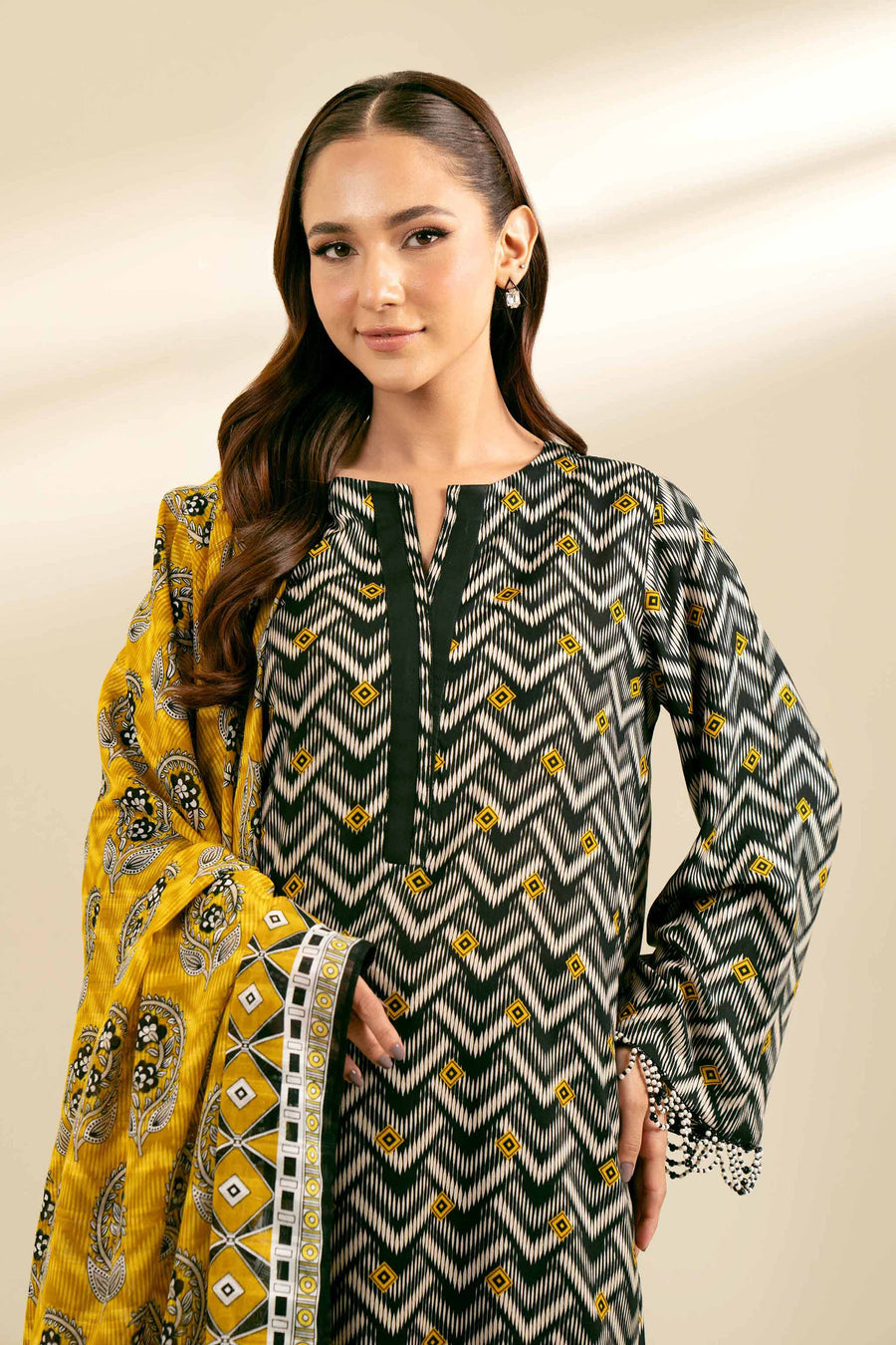 Nishat Fall Fantasy Printed Lawn Unstitched 3Pc Suit - 42402118