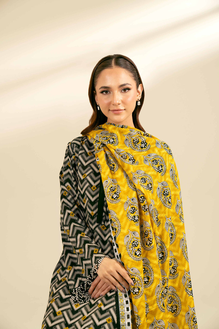 Nishat Fall Fantasy Printed Lawn Unstitched 3Pc Suit - 42402118