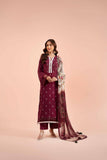 Nishat Fall Fantasy Embroidered Jacquard Unstitched 3Pc Suit - 42402122