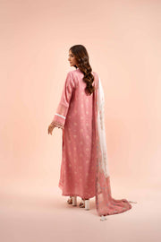 Nishat Fall Fantasy Embroidered Jacquard Unstitched 3Pc Suit - 42402128