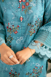 Nishat Fall Fantasy Embroidered Cambric Unstitched 3Pc Suit - 42402129