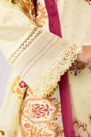 Nishat Fall Fantasy Embroidered Cambric Unstitched 3Pc Suit - 42402130