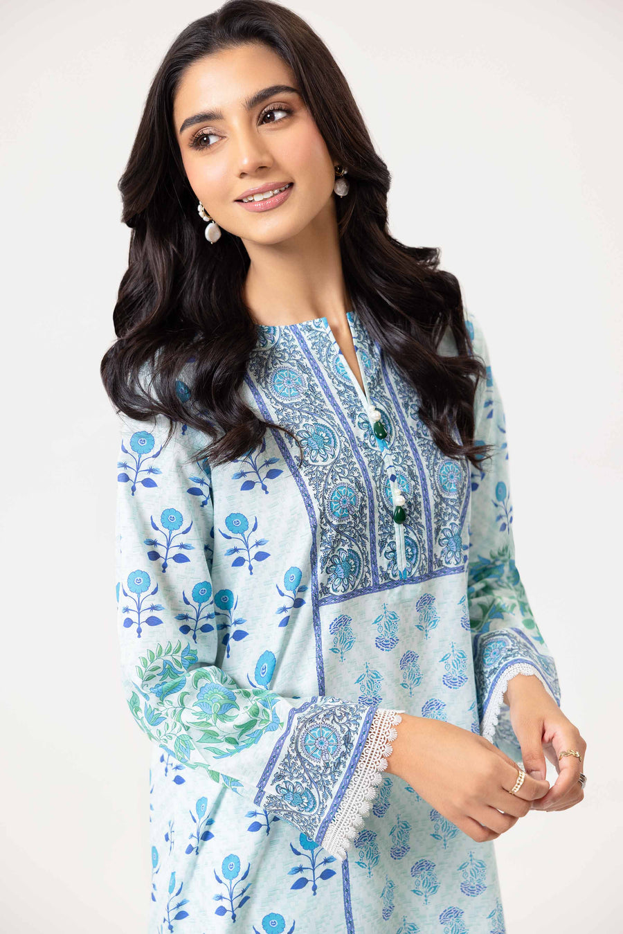 Nishat Fall Fantasy Printed Cambric Unstitched 2Pc Suit - 42402145