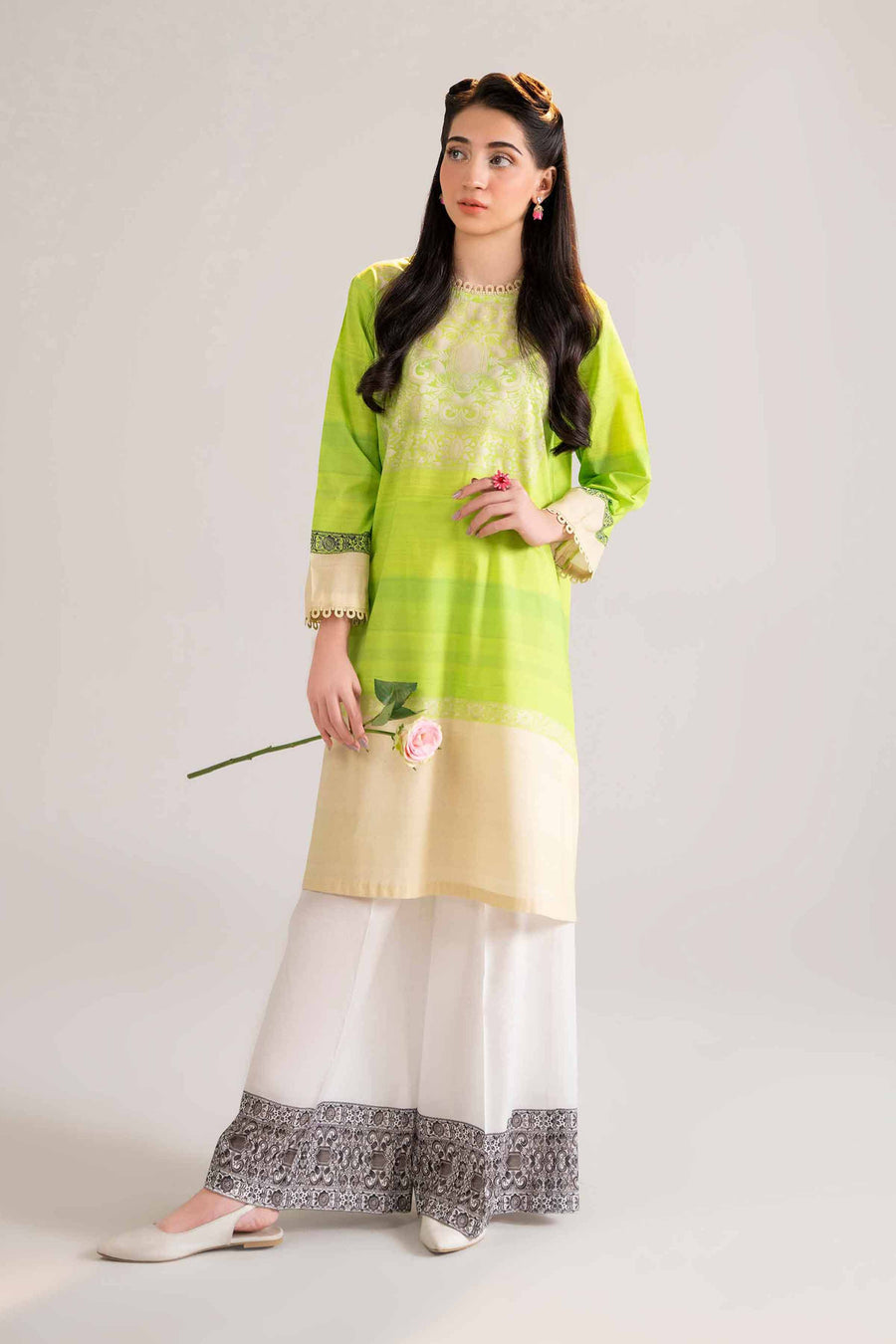Nishat Fall Fantasy Printed Cambric Unstitched 2Pc Suit - 42402146