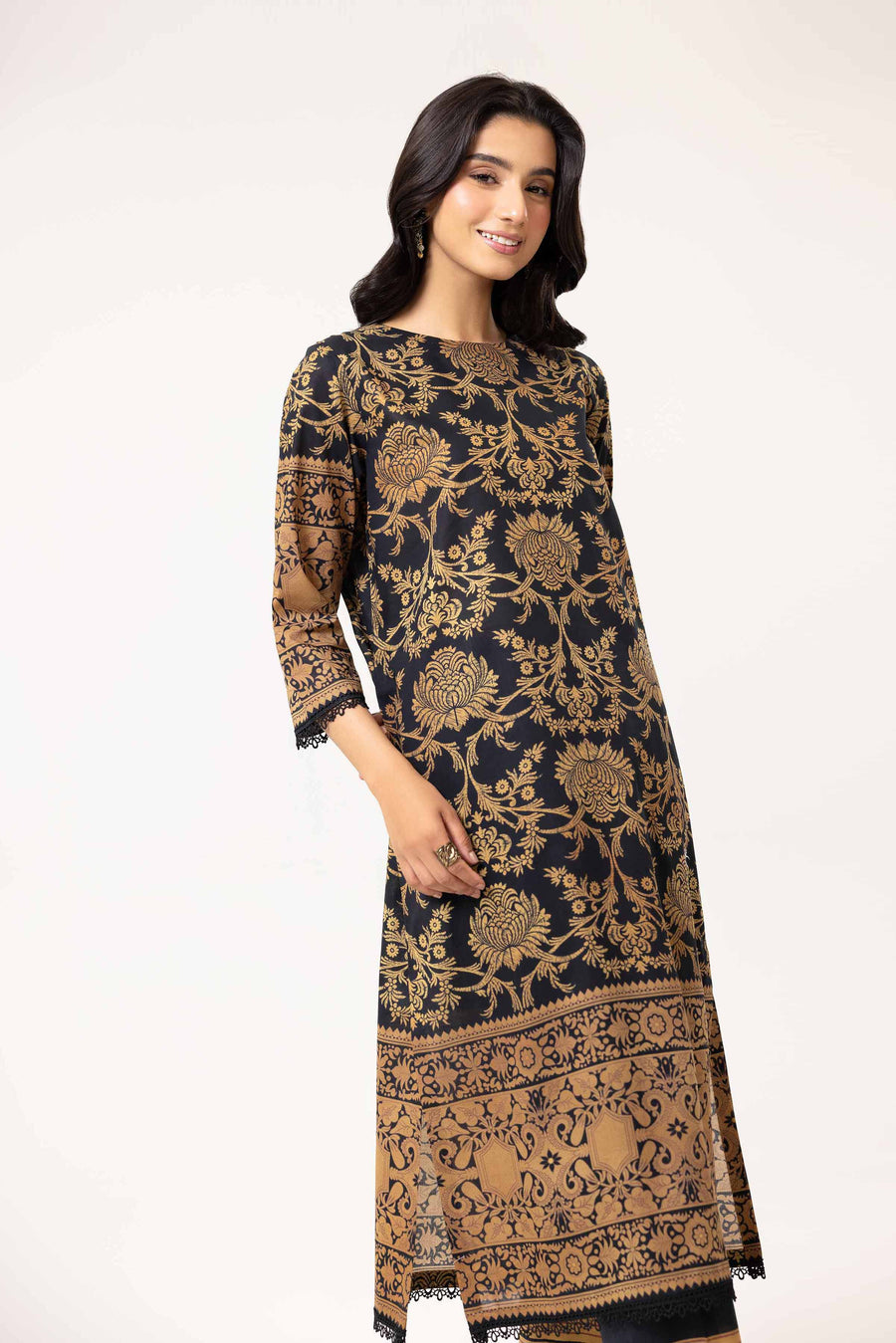 Nishat Fall Fantasy Printed Cambric Unstitched 2Pc Suit - 42402149