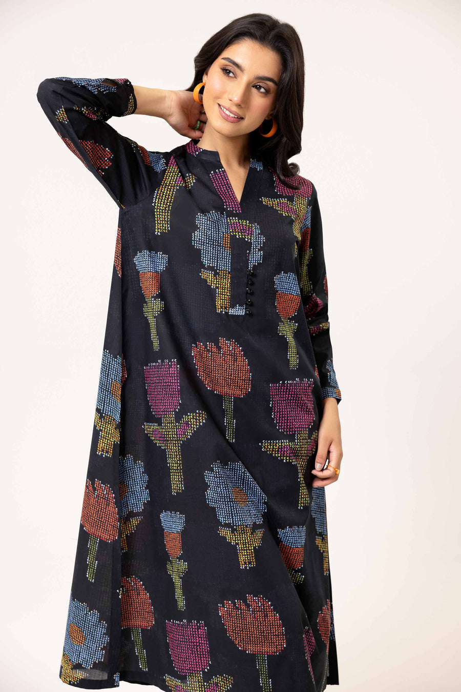 Nishat Fall Fantasy Printed Cambric Unstitched 2Pc Suit - 42402151
