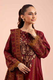 Nishat Fall Fantasy Embroidered Jacquard Unstitched 2Pc Suit - 42402155