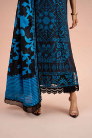 Nishat Fall Fantasy Embroidered Satin Unstitched 3Pc Suit - 42402177