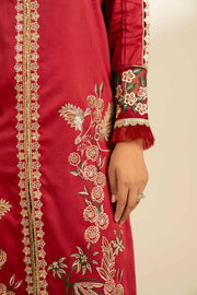 Nishat Fall Fantasy Embroidered Satin Unstitched 3Pc Suit - 42402183