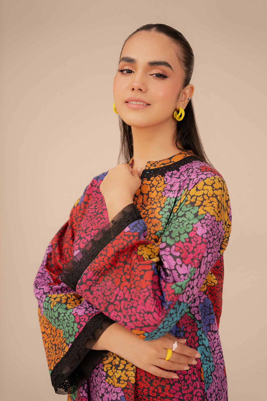Nishat Festive Eid Digital Printed Lawn Unstitched 1Pc Shirt - 42403286
