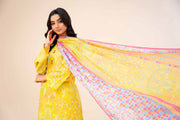 Nishat Festive Eid Printed Lawn Unstitched 3Pc Suit - 42403291