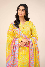 Nishat Festive Eid Printed Lawn Unstitched 3Pc Suit - 42403291