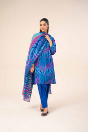 Nishat Festive Eid Printed Lawn Unstitched 3Pc Suit - 42403293