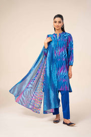 Nishat Festive Eid Printed Lawn Unstitched 3Pc Suit - 42403293