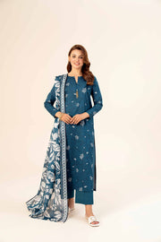 Nishat Festive Eid Printed Lawn Unstitched 3Pc Suit - 42403295