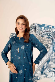 Nishat Festive Eid Printed Lawn Unstitched 3Pc Suit - 42403295