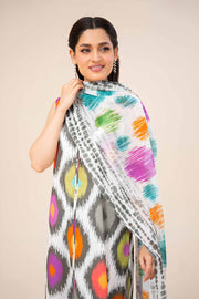 Nishat Festive Eid Printed Lawn Unstitched 3Pc Suit - 42403298