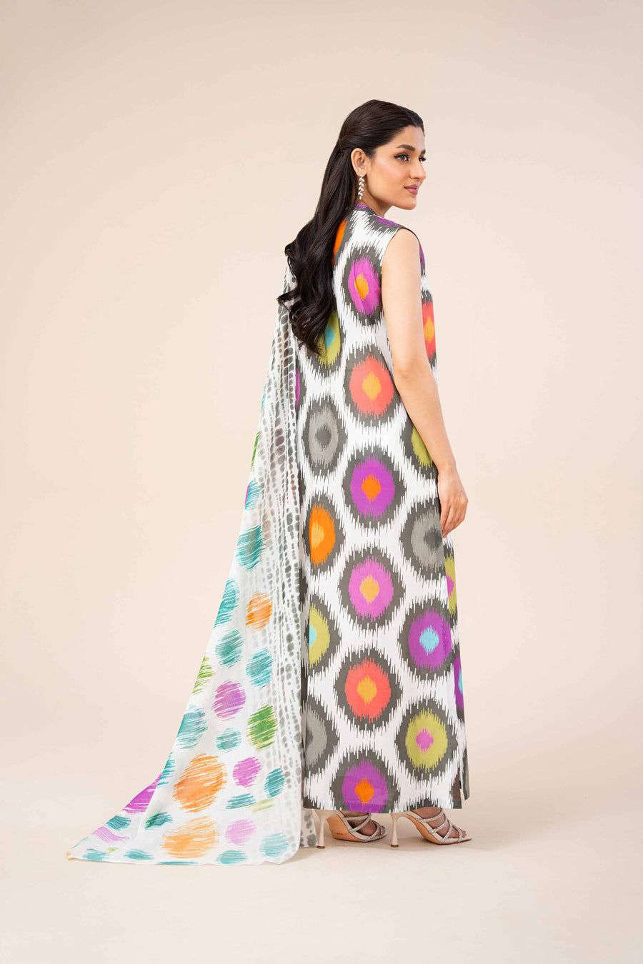 Nishat Festive Eid Printed Lawn Unstitched 3Pc Suit - 42403298